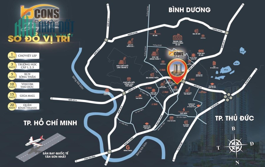 NHANH TAY Sở hữu căn hộ 2PN-2WC liền kề Phạm Văn Đồng (TP Thủ Đức)