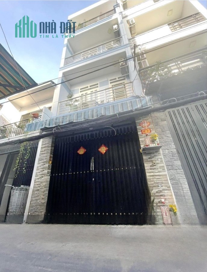 Bán hẻm thẳng Bùi Minh Trực 4 tầng Phường 5 Quận 8 giá 4 tỷ750