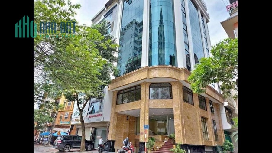 BÁN SIÊU PHẨM TÒA VĂN PHÒNG PHỐ DUY TÂN 145m2, 9T, VỈA HÈ, LÔ GÓC, KINH DOANH, 48 TỶ.
