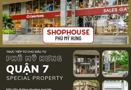bán Shophouse Phú Mỹ Hưng mặt tiền Nguyễn Đức Cảnh - mua trực tiếp cđt - chiết khấu cao - lịch