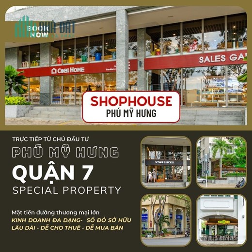bán Shophouse Phú Mỹ Hưng mặt tiền Nguyễn Đức Cảnh - mua trực tiếp cđt - chiết khấu cao - lịch