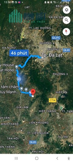 Bán lô đất đường Đông Thanh, X.Đông Thanh, Lâm Hà, Lâm Đồng