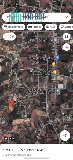 Bán lô đất đường Đông Thanh, X.Đông Thanh, Lâm Hà, Lâm Đồng