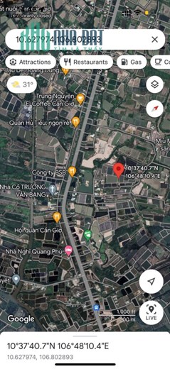 Bán lô đất đường Rừng Sác, xã Bình Khánh, Cần Giờ giá 900triệu