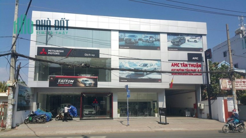 Mặt tiền cho thuê 619 Huỳnh tấn phát. Q7. Showroom xe 20x57m2