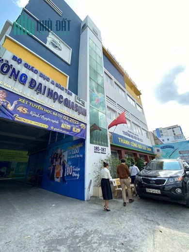 Toà nhà cho thuê số 185 - 187 Hoàng Văn Thụ, Phú Nhuận. 1600m2 sàn sử dụng