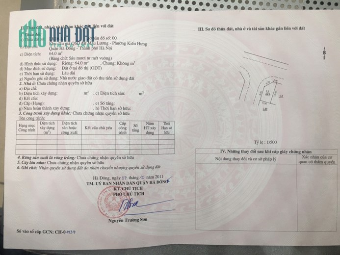 LÔ GÓC - Rẻ nhất đấu giá Kiến Hưng - Hà Đông. Chỉ nhỉnh 100tr/m2