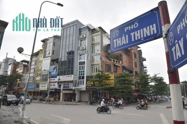 Nhà mặt phố Thái Thịnh, gần ngã 4 đông đúc, tiện kinh doanh, cho thuê đặt quảng cáo