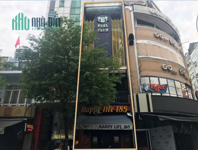 Cho thuê nhà phố tây 185 Đề Thám, Happy Life Bùi Viện Quận 1