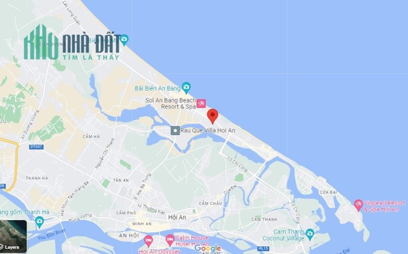 Bán Villa gần Biển Hội An, 200m2, thu 80 triệu/ tháng, 9.x tỷ