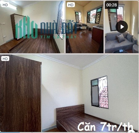 Cho thuê 2 Căn hộ 1N1K phố Phan Kế Bính, Cống Vị, Ba Đình; 7tr/th; 0928892988