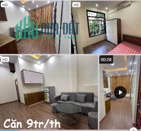 Cho thuê 2 Căn hộ 1N1K phố Phan Kế Bính, Cống Vị, Ba Đình; 7tr/th; 0928892988