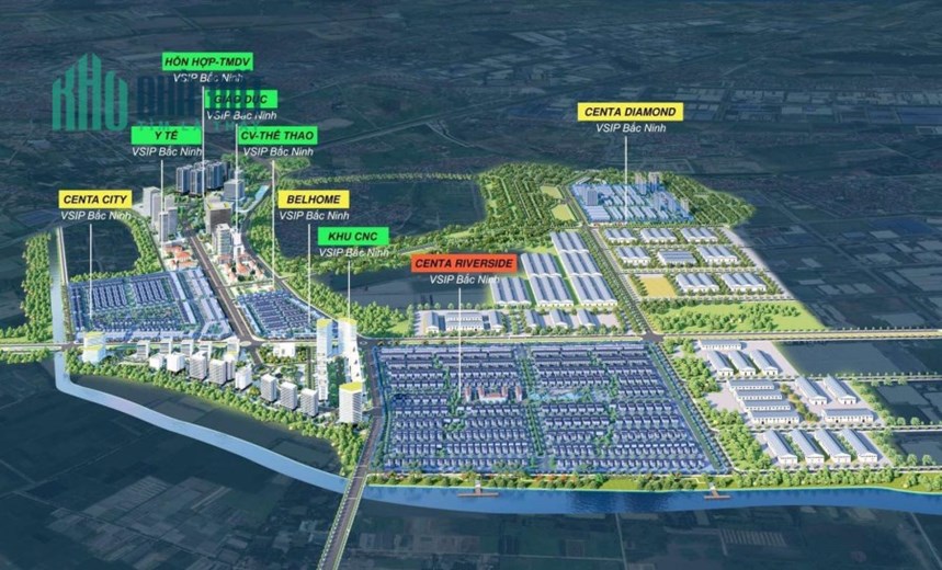 BÁN CĂN LIỀN KỀ RẺ NHẤT KHU ĐÔ THỊ VSIP BẮC NINH