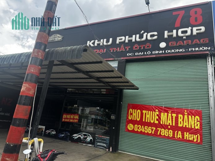Cần Cho Thuê Mặt Tiền 78B Đại Lộ Bình Dương