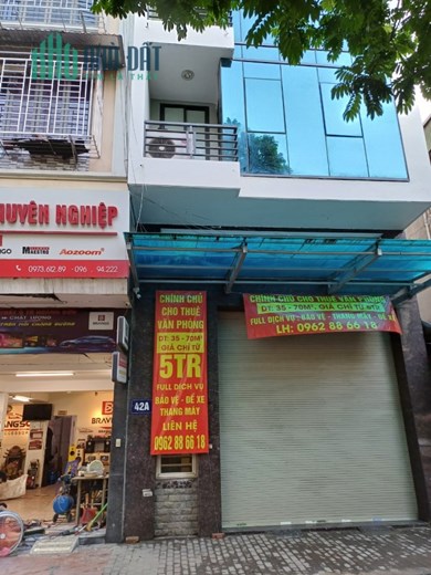 Chính chủ Cho thuê toà nhà Văn Phòng 80 m2 x 6 tầng tại khu Mỹ Đình, có thể thuê riêng từng sàn