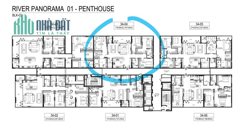 Bán căn Penthouse - 174m2 view sông Sài Gòn chỉ 40.2tr/m2-0932234316