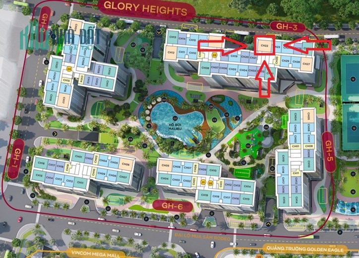 BÁN CĂN HỘ 3 PHÒNG NGỦ 81M2 GLORY HEIGHTS VINHOMES QUẬN 9