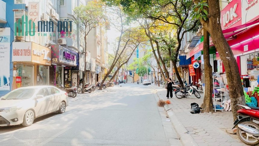 Bán nhà mặt phố Vương Thừa Vũ, 2 mặt tiền trước sau, kinh doanh đỉnh, 65m2, 4 tầng, 17.7tỷ