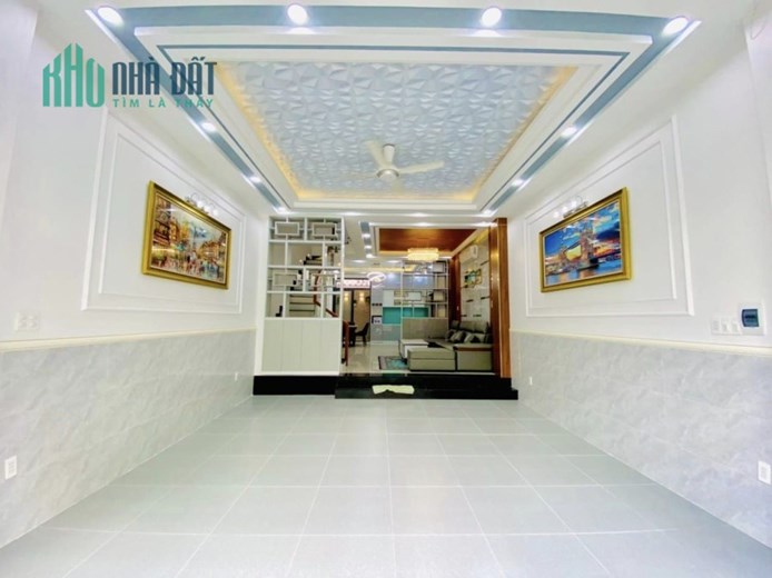 Cách mặt tiền đường Huỳnh tấn phát 70m - 4 tầng- 2 mặt tiền đường 6m – TT Nhà Bè