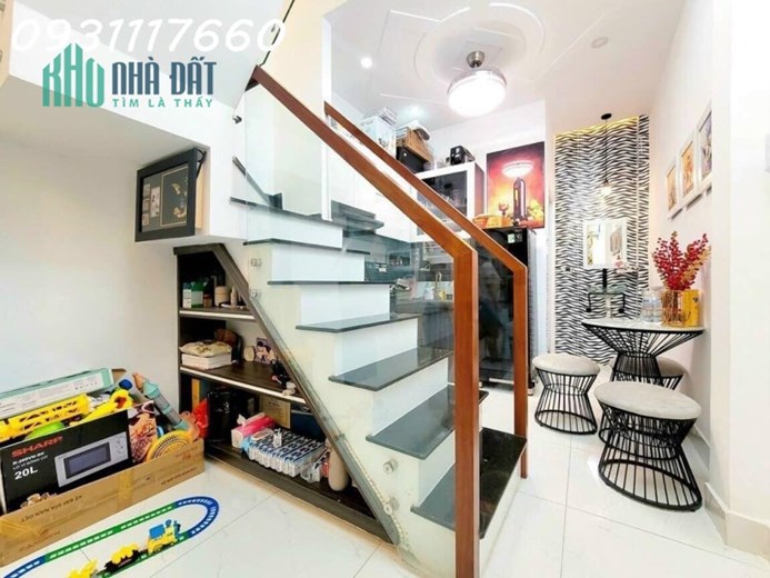 Nhà mới, hẻm 3m, sát Quang Trung, Gò Vấp, 32m2, 2 tầng BTCT. Giá 3 Tỷ 2