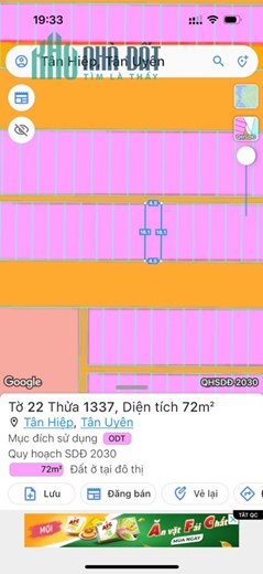 Bán lô đất mặt tiền KDC Tuấn Điền Phát, Tân Hiệp, Tân Uyên, Bình Dương