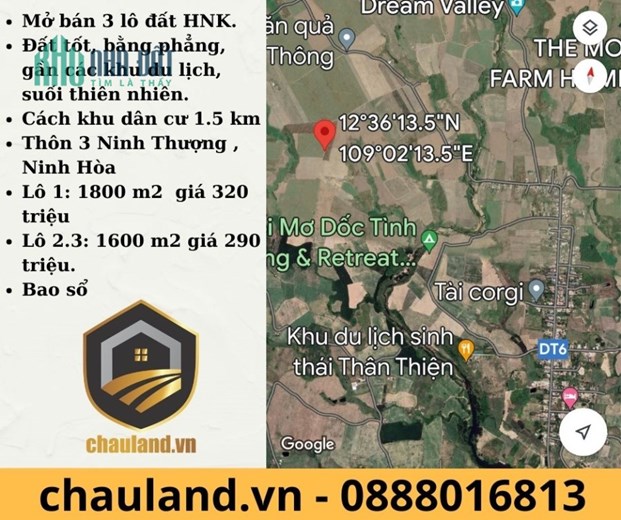 1.600m2 Đất Ninh Hòa, siêu rẻ chỉ 290 triệu, bao sang tên