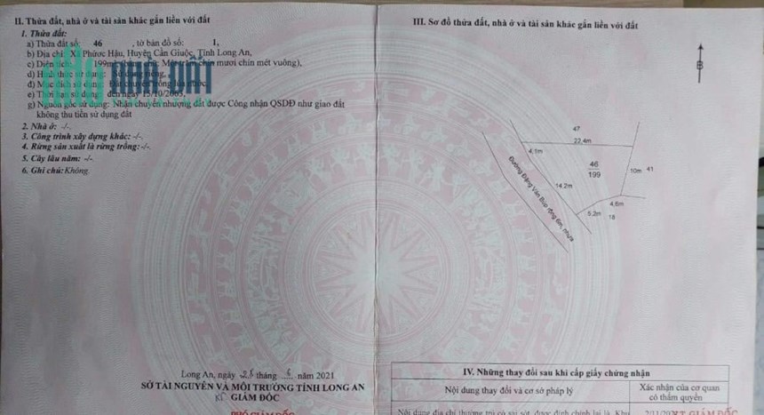 Đất nền KCN Cầu Tràm 200m2