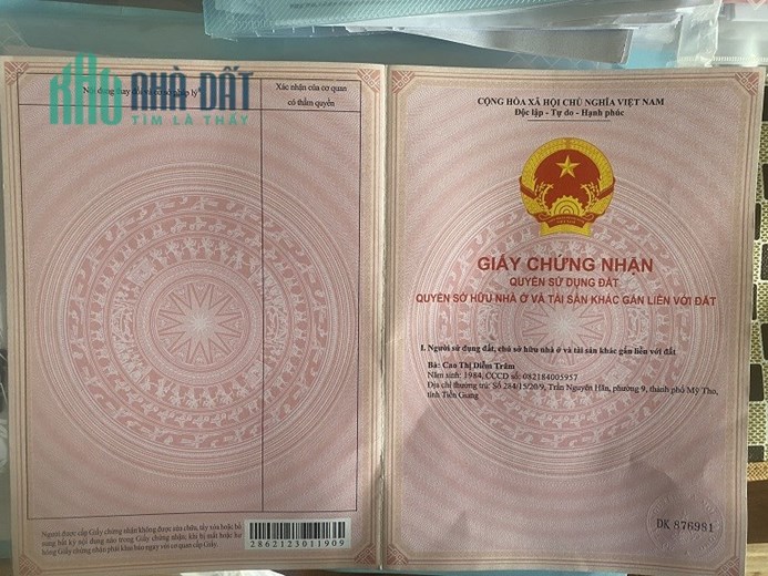 Chính Chủ Cần Bán Gấp Lô Đất Vị Trí Siêu Đẹp – Giá Đầu Tư Tại Chợ Gạo