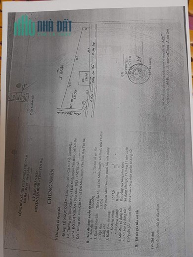 Chính Chủ cần cho bán nhanh lô đất Thuộc Khu 5  Cầu Mơ –  Xã Đại Minh – Huyện Yên Bình – TP Yên Bái.