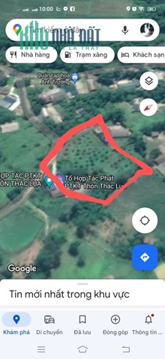 Chính Chủ cần cho bán nhanh lô đất Thôn Thác  Lụa Hoà – Phú Chiêm – Tuyên Quang