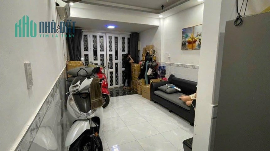 Hàng Cực Hiếm,Nhà Mới Đẹp Sát Mặt Tiền Đường Lớn 10m ,Nguyễn Văn Luông Quận6, Xíu 3Tỷ