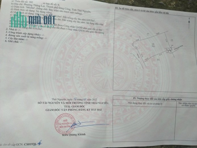 NHÀ ĐẸP – CHÍNH CHỦ - GIÁ CỰC RẺ Tại Tp Sông Công, Thái Nguyên