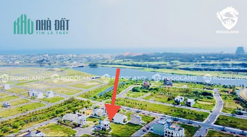Bán đất biệt thự FPT Đà Nẵng 450m2 (ngang 15m) view sông Cổ Cò