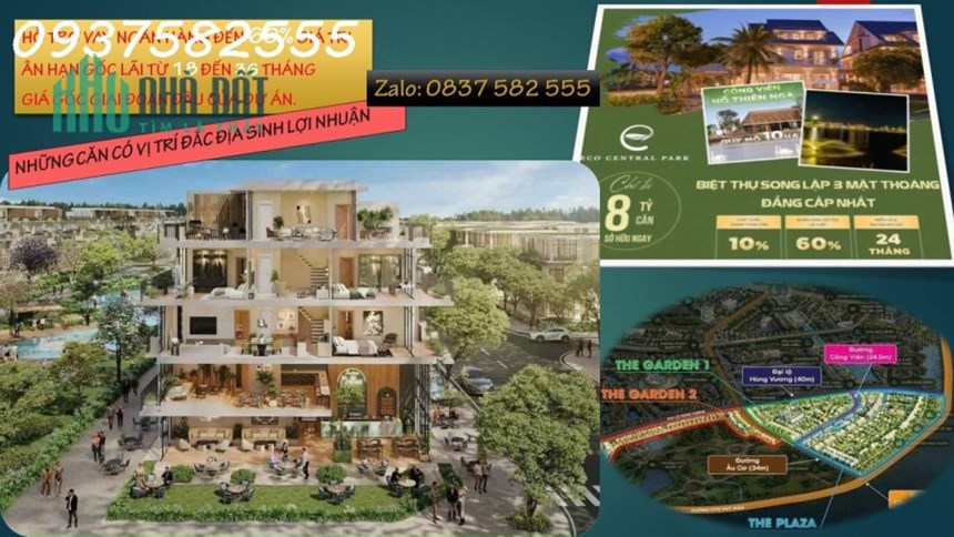 Chúng tôi trân trọng giới thiệu đến quý khách hàng những siêu phẩm của Eco central park