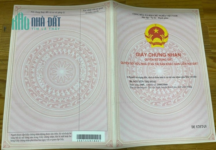 ĐẤT ĐẸP - GIÁ TỐT - Cần Bán Lô Đất Vị Trí Đắc Địa Tại Xã Lộc Ngãi, Huyện Bảo Lâm, Lâm Đồng