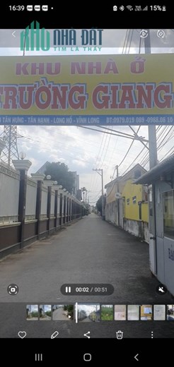 ĐẤT ĐẸP - GIÁ TỐT - Cần Bán Lô Đất Vị Trí Đắc Địa Tại Xã Tân Hạnh, Huyện Long Hồ, Vĩnh Long