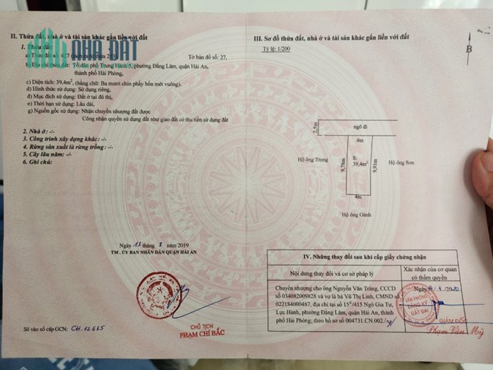 Nhà đẹp giá tốt ngõ 66 Trung Hành, 40m 3 tầng GIÁ 1.89 tỉ tặng điều hoà nóng lạnh