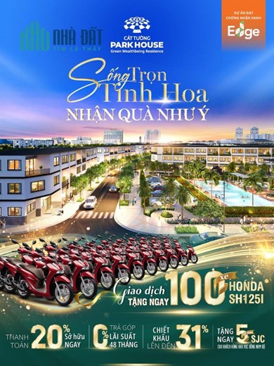 Thị trường khó có Park House lo - lãi suất hấp dẫn -  thanh toán chỉ từ 240 triệu - TTHC Chơn Thành