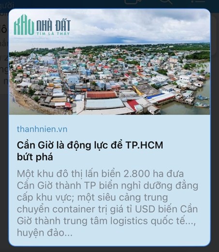 Bán lô đất đường Lý Nhơn, X.Lý Nhơn, Cần Giờ 3,5 tỷ