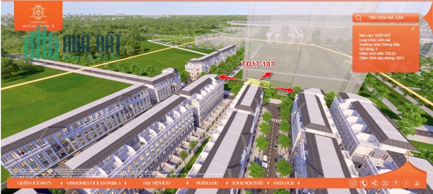 Bán căn góc 3 mặt tiền TD17  phân khu Thời Đại Vinhomes Ocean Park 3 hỗ trợ lãi suất 0% có cam kết