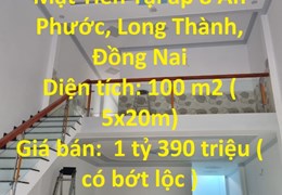 Sở Hữu Ngay Căn Nhà  Mặt Tiền Tại KCN An Phước - Long Thành - Đồng Nai