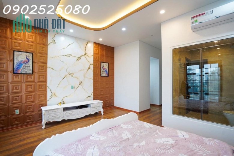 CHO THUÊ NHÀ NGUYÊN CĂN 1 TRỆT 3 LẦU, 4PN ĐẦY ĐỦ NỘI THẤT ĐƯỜNG MÊ LINH 34M,LIÊN CHIỂU, ĐN