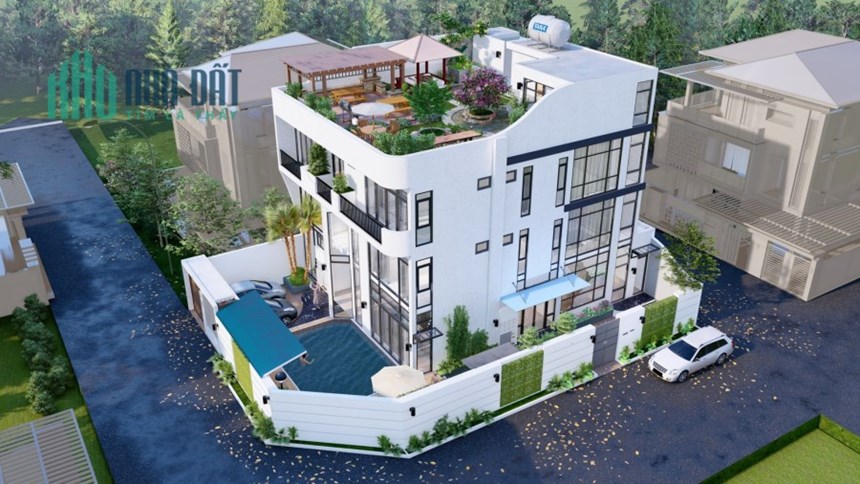 Biệt Thự đẳng cấp Gia Lâm, 3 mặt thoáng, 382 m2, 4T, chỉ 25 tỷ.