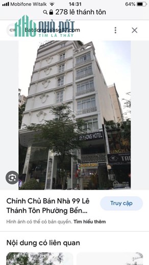 Cho Thuê Mặt Bằng Mặt Tiền Trung Tâm Đường Lê Thánh Tôn, Phường Bến Thành, Quận 1