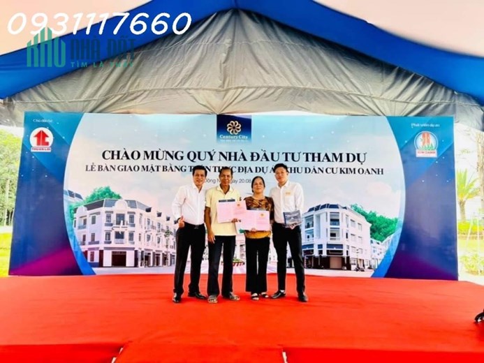 Bán lỗ đất DA Century-Đô thị Sân bay Long Thành, Ký HĐ CN QSDĐ, KH cầm sổ Đỏ về luôn