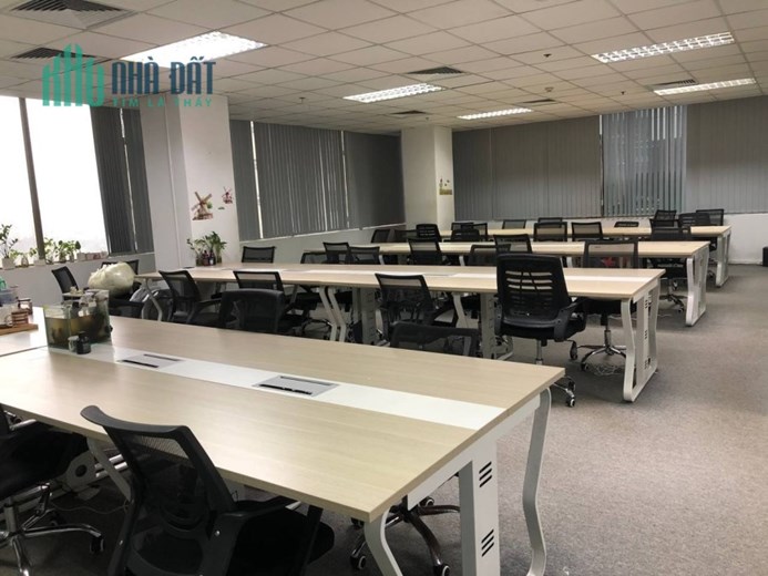 Gấp! Cho thuê văn phòng 178m2 full nội thất đẹp tòa Hoàng Linh, Duy Tân, Cầu Giấy
