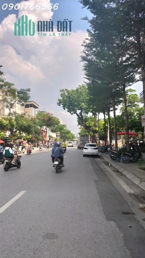 Bán Lô Đất, Mặt phố Bùi Quốc Khái, KĐT Linh Đàm, 140m x 3T, Giá hơn 27 tỷ.