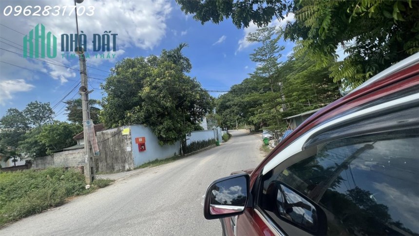 Bán đất bám đường nhựa tại yên bình, lô 3 mặt đường full thổ cư 447m giá đầu tư