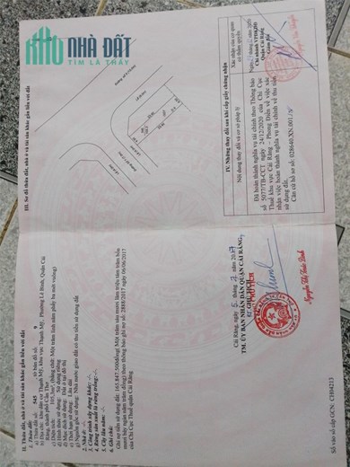 CHÍNH CHỦ Cần Bán Nhanh Lô Đất Tặng Nhà Tại Cái Răng, Cần Thơ
