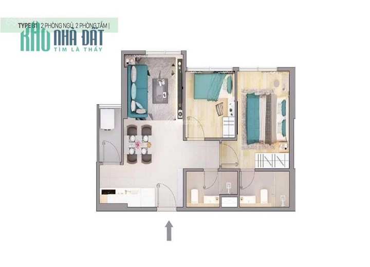 CHÍNH CHỦ CẦN BÁN CĂN HỘ CITIALTO PHƯỜNG CÁT LÁI,  QUẬN 2 - GIÁ CHỈ 1TỶ750
